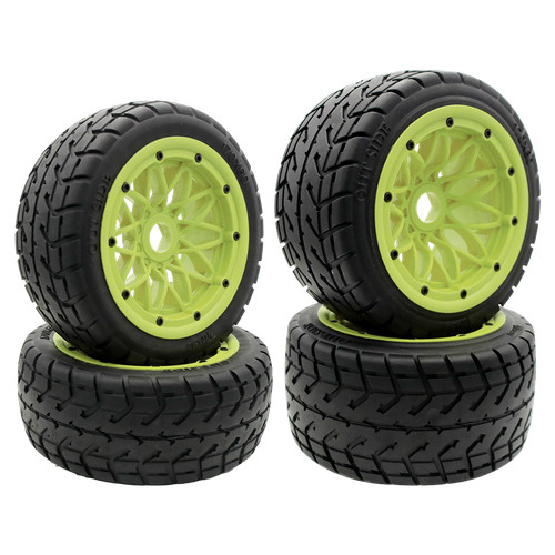 Grüne nylon felgen vorder - grüne, nylon-felgen